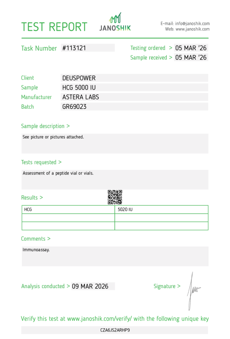 HCG (humant koriongonadotropin)