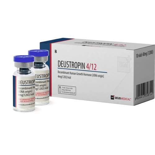 DEUSTROPIN 4/12 (120iu) (Rekombinant Humant Tillväxthormon [rDNA ursprung]) HGH