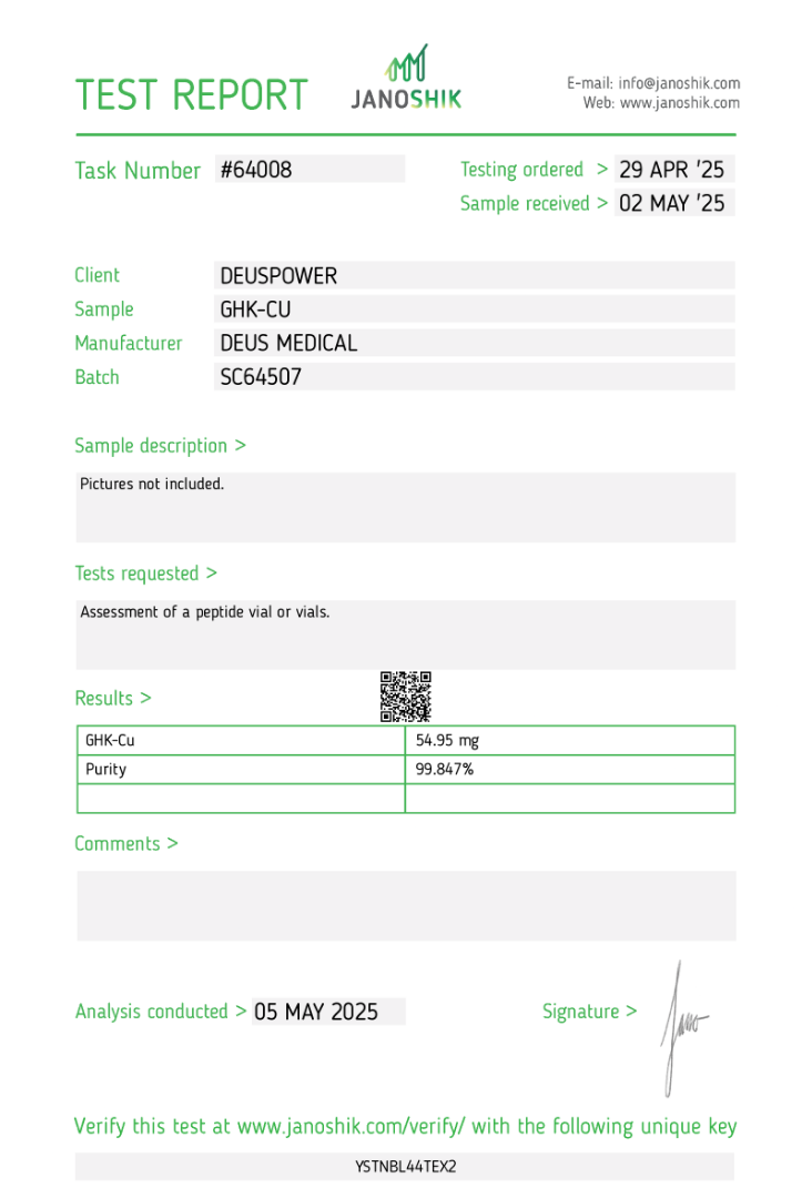 GHK-CU (GHK-CU Koppartripeptid-1)
