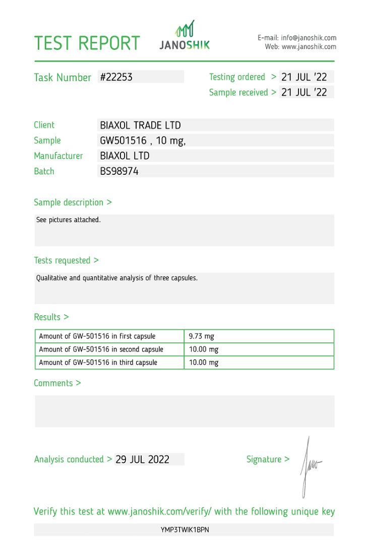 CARDARINE (GW501516)