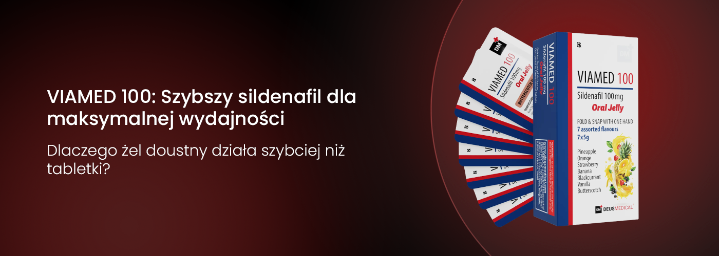 Przegląd VIAMED 100 (Sildenafil Citrate Oral Jelly)